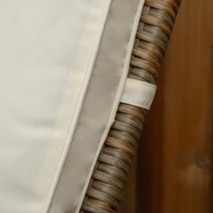 Μαξιλάρι ξαπλώστρας Outsunny με αφαιρούμενο κάλυμμα από πολυεστέρα, 188x53x8cm, Κρεμ Λευκό 84B-952V00CW - Image 7