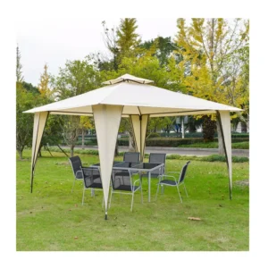 Κιόσκι Κήπου με Μεταλλικό Σκελετό 350 x 350 x 270 cm Outsunny 84C-183BG - Image 5