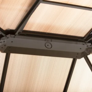 Outsunny Garden Gazebo με ηλιοροφή από πολυανθρακικό Anti-UV 50+ 84C-203 - Image 7