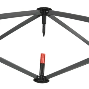 Outsunny Garden Gazebo με κουνουπιέρα και τροχήλατη τσάντα μεταφοράς, 300x300x270 cm, κρέμα 84C-413V00CW - Image 7