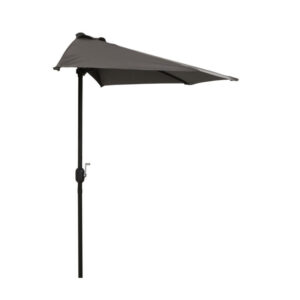 Outsunny Outsunny Outdoor Outdoor Ombrella σε αδιάβροχο Anti UV Polyester 269x138x236cm Γκρι 84D-007GY - Image 7