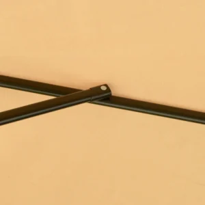 Ομπρέλα κήπου Outsunny με μανιβέλα ανοίγματος και ανακλινόμενο βραχίονα, Φ265x265cm, Ανοιχτό καφέ 84D-161LR - Image 6