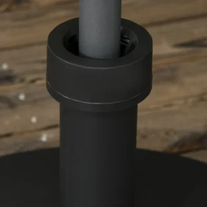 Outsunny Garden Base Parasol PP Plastic Max 18kg Βάρος, Ø45x33cm, Μαύρο 84D-247V00BK - Image 7