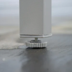 Σετ κήπου Outsunny με Τραπέζι από σκληρυμένο γυαλί και 6 καρέκλες με διχτυωτό ύφασμα, γκρι 84G-039V00GY - Image 7