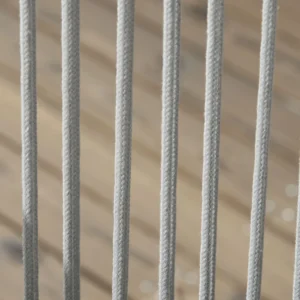 Σετ κήπου με 4 καρέκλες με μαξιλάρια και τετράγωνο γυάλινο τραπέζι φαγητού, σκούρο γκρι 84G-257V00CG - Image 6