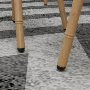 Outsunny Garden Lounge με καναπέ, 2 πολυθρόνες και 2 τραπέζια σαλονιού Bamboo Effect με μαξιλάρια, καφέ 84G-272V00BN - Image 7