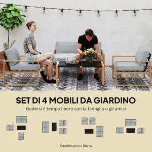 Γκρι και Ξύλινο Χρώμα 84G-831V00GY