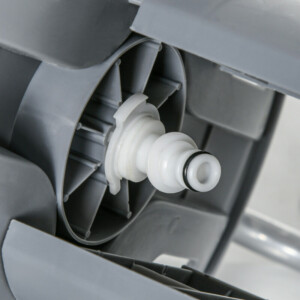 Outsunny Τροχήλατος Σωλήνας Κήπου Τοίχου και Αυτοστήριξης για 40μ Σωλήνα με Μανιβέλα Γκρι 84H-137V00LG - Image 7