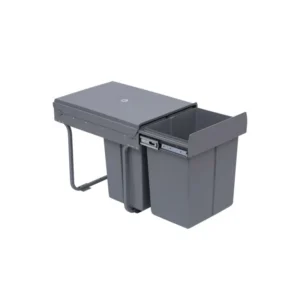 Τριπλός Κάδος Ανακύκλωσης 48 x 34.2 x 41.8 cm HOMCOM 851-002 - Image 2