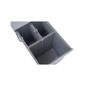 Τριπλός Κάδος Ανακύκλωσης 48 x 34.2 x 41.8 cm HOMCOM 851-002 - Image 3