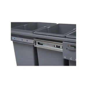 Τριπλός Κάδος Ανακύκλωσης 48 x 34.2 x 41.8 cm HOMCOM 851-002 - Image 5