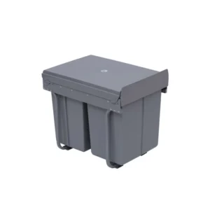 Τριπλός Κάδος Ανακύκλωσης 48 x 34.2 x 41.8 cm HOMCOM 851-002 - Image 8