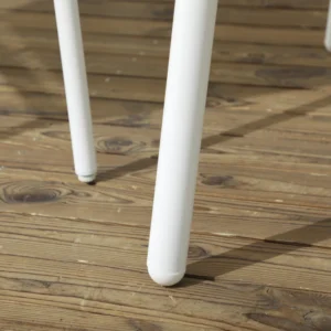 Σετ κήπου Outsunny από PE Rattan και αλουμίνιο με γυάλινο τραπέζι και 4 στοιβαζόμενες καρέκλες, κίτρινο 861-076V00YL - Image 6