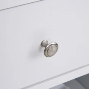 Ξύλινο ντουλάπι εκτυπωτή Vinsetto με 4 ρόδες, ρυθμιζόμενο ράφι και ράφι CPU, λευκό 920-069WT - Image 5