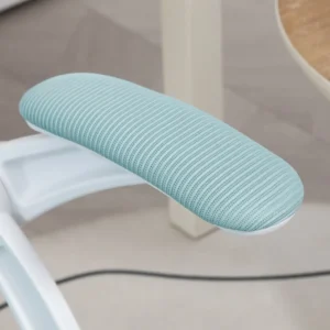 Εργονομική καρέκλα γραφείου με διχτυωτή πλάτη και ρυθμιζόμενο ύψος, 65,5x61,5x88-97,5cm, γαλάζιο 921-511V01BU - Image 7