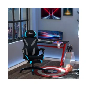 Καρέκλα Gaming με Υποπόδιο 65 x 65 x 119-129 cm Vinsetto 921-516BU - Image 3