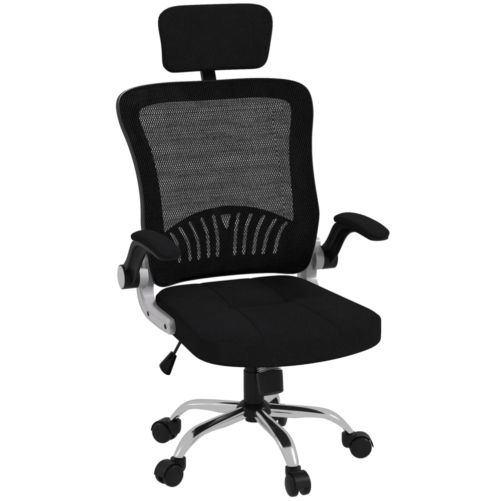 Καρέκλα γραφείου HOMCOM με ρυθμιζόμενο προσκέφαλο και ύψος Καρέκλα γραφείου HOMCOM με ρυθμιζόμενο προσκέφαλο και ύψος