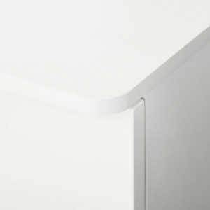 Ντουλάπι γραφείου Vinsetto με 2 συρτάρια και 5 ρόδες, αρχειοθήκη από MDF και μοριοσανίδα, 43x45x72 cm, Λευκό 924-035WT - Image 5