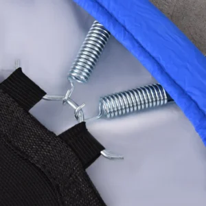 HOMCOM Elastic Trampoline for Jumping Fitness και Home Workout με ελατήρια και ατσάλινη κατασκευή - Μαύρο / Μπλε A00-007V02 - Image 7