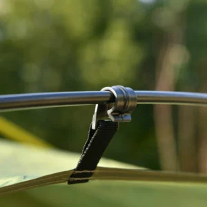 Outsunny Pop Up Σκηνή Κάμπινγκ 2 Ατόμων με Πόρτα με Φερμουάρ και 3 Παράθυρα, 240x240x199cm, Πράσινο A20-054GN - Image 7