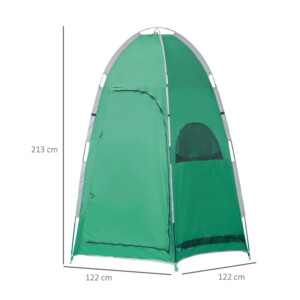 Σκηνή Αλλαγής Ρούχων / Ντους 122 x 122 x 213 cm Outsunny A20-281 - Image 6