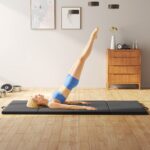 HOMCOM Πτυσσόμενο Στρώμα Γυμναστικής, Χοντρό Στρώμα Γυμναστικής 5 εκ. και Αντιολισθητικό, 240x120 εκ., Γκρι A50-011V00GY - Image 6