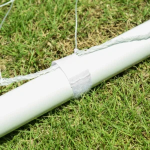 HOMCOM Football and Soccer Goal σε PE Plastic για ενήλικες και παιδιά, 302x83x201cm Λευκό A62-029 - Image 6