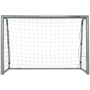 SPORTNOW Γκρι ποδοσφαιρικό γκολ 240x85x160 cm με βίδες και μανταλάκια που περιλαμβάνονται