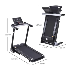 Ηλεκτρικός Αναδιπλούμενος Διάδρομος Γυμναστικής HOMCOM A90-211V90 - Image 10