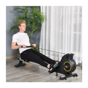 Πτυσσόμενη Μαγνητική Κωπηλατική με LCD Οθόνη 185 x 58 x 57 cm HOMCOM A90-243 - Image 3