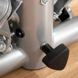 HOMCOM Stepper με ρυθμιζόμενο τιμόνι, οθόνη LCD και λαστιχάκια, 55x53x118-128cm, μαύρο A90-279V01SR - Image 5