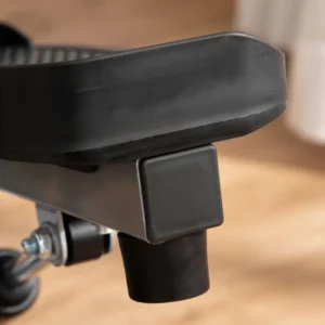 HOMCOM Stepper με ρυθμιζόμενο τιμόνι, οθόνη LCD και λαστιχάκια, 55x53x118-128cm, μαύρο A90-279V01SR - Image 7