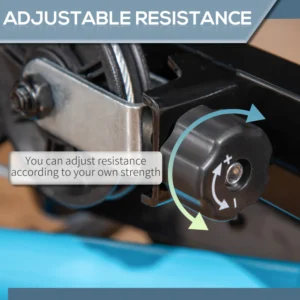 HOMCOM Fitness Stepper με αλτήρα και οθόνη LCD για προπόνηση στο σπίτι και στο γυμναστήριο, μπλε A90-281 - Image 5