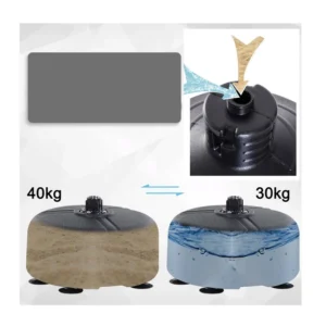 Σετ Επιδαπέδιο Αχλάδι Πυγμαχίας με Γάντια 48 x 136-154 cm HOMCOM A91-097BK - Image 4