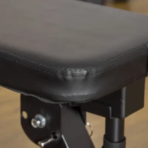 HOMCOM Πτυσσόμενος πάγκος βάρους με 8 ρυθμιζόμενα ύψη για άρση βαρών και έλξη, κατασκευασμένος από ατσάλι και PU, 140x73x98-122cm, Μαύρο A91-180 - Image 7