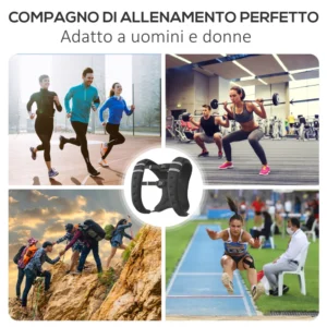 Αναπνεύσιμο γιλέκο 10 κιλών Soozier με τσέπη αποθήκευσης και ιμάντες ώμου, από ύφασμα Oxford, 40x35 cm, Μαύρο A91-204V02 - Image 5