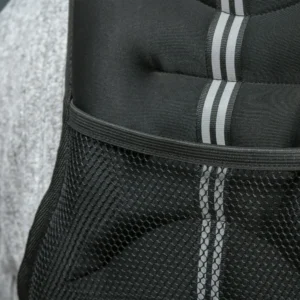 Αναπνεύσιμο γιλέκο 10 κιλών Soozier με τσέπη αποθήκευσης και ιμάντες ώμου, από ύφασμα Oxford, 40x35 cm, Μαύρο A91-204V02 - Image 6