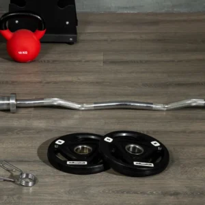 SPORTNOW Σετ με 2 Ατσάλινους Δίσκους Βαρών με Επικάλυψη Καουτσούκ για Μπάρα A91-254V00BK - Image 6