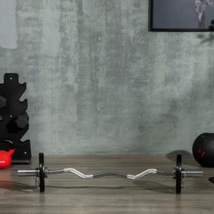 SPORTNOW Σετ με 2 Ατσάλινους Δίσκους Βαρών με Επικάλυψη Καουτσούκ για Μπάρα A91-254V00BK - Image 7