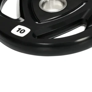 SPORTNOW Σετ 2 δίσκων βάρους 10 κιλών από ατσάλι με επίστρωση καουτσούκ για μπάρα A91-254V03BK - Image 5