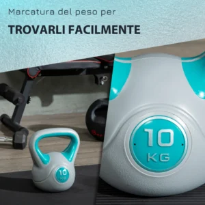 Kettlebell 10 Kg SPORTNOW A91-255V04DG - Image 3