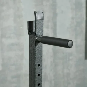 SPORTNOW Σχάρα μπάρα με ρυθμιζόμενο ύψος και πλάτος σε ατσάλι και EVA, 60-87x65x121-158cm, Μαύρο A91-277V00BK - Image 5