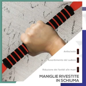 SPORTNOW Σετ Βαρών Γυμναστηρίου 4 σε 1 των 20kg, Μετατρέψιμο σε Kettlebell, 2 Αλτήρες, Μπάρα και Υποστήριξη για Κάμψεις, Κόκκινο A91-287V00RD - Image 5