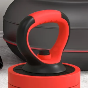 SPORTNOW Σετ Βαρών Γυμναστηρίου 4 σε 1 των 20kg, Μετατρέψιμο σε Kettlebell, 2 Αλτήρες, Μπάρα και Υποστήριξη για Κάμψεις, Κόκκινο A91-287V00RD - Image 8