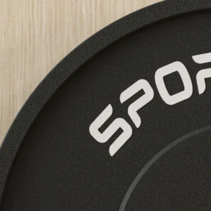 SPORTNOW  Σετ 2 Δίσκοι Βάρους 5kg από Καουτσούκ με Τρύπα 2"/5 cm για Μπάρες και Μονόζυγα, Μαύρο  A91-374V01BK - Image 7