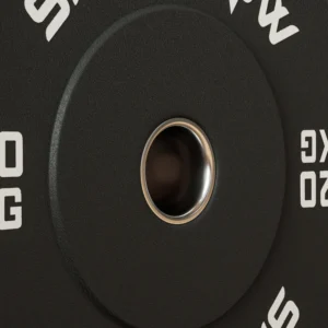 SPORTNOW  Σετ 2 Δίσκοι Βάρους 20kg από Καουτσούκ με Τρύπα 2"/5 cm για Μπάρες και Μονόζυγα, Μαύρο  A91-374V03BK - Image 8