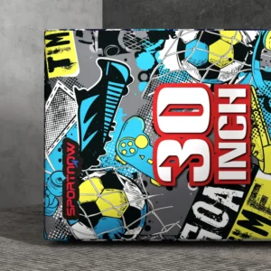 SPORTNOW Plyo Box 3 Heights Αντιολισθητικό Jumping Box για το σπίτι και το γυμναστήριο, 76x61x51cm, Πολύχρωμο A93-054V01MX - Image 6