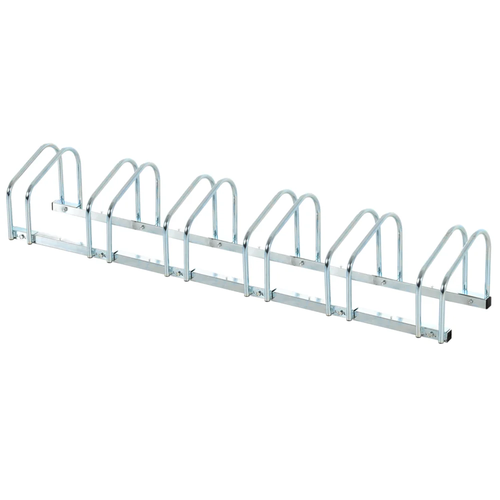 HOMCOM Σχάρα Ποδηλάτων για 6 Ποδήλατα σε Ατσάλι HOMCOM Σχάρα Ποδηλάτων για 6 Ποδήλατα σε Ατσάλι