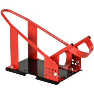 HOMCOM Μεταλλική μπροστινή βάση paddock για μοτοσυκλέτες max 450kg με προ-τρυπημένα τμήματα