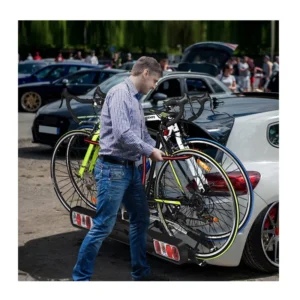 Βάση Κοτσαδόρου Αυτοκινήτου 2 Ποδηλάτων με Πίσω Φώτα Ασφαλείας 113 x 72 x 63 cm Costway AT5551 - Image 7